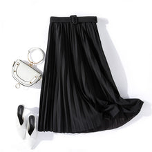 Load image into Gallery viewer, elegant midi skirt with belt
